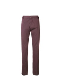 Темно-пурпурные брюки чинос от Dondup