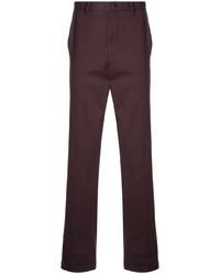 Темно-пурпурные брюки чинос от Kent & Curwen