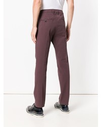 Темно-пурпурные брюки чинос от Dondup