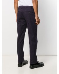 Темно-пурпурные брюки чинос от Canali