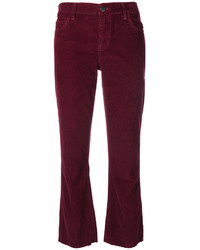 Женские темно-пурпурные вельветовые брюки от Current/Elliott