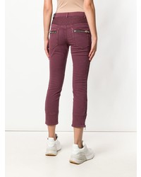 Темно-пурпурные джинсы скинни от Isabel Marant Etoile