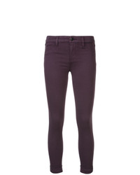 Темно-пурпурные джинсы скинни от J Brand