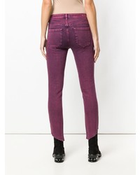 Темно-пурпурные джинсы скинни от Acynetic