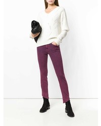 Темно-пурпурные джинсы скинни от Acynetic