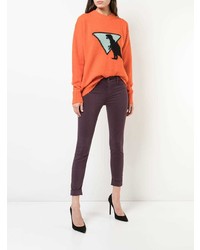 Темно-пурпурные джинсы скинни от J Brand