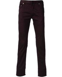 Мужские темно-пурпурные джинсы от Christian Dior