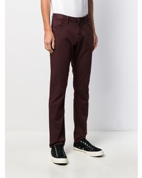 Мужские темно-пурпурные джинсы от Emporio Armani
