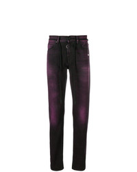 Мужские темно-пурпурные джинсы от Off-White