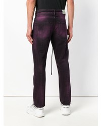 Мужские темно-пурпурные джинсы от Off-White