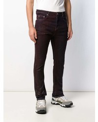 Мужские темно-пурпурные джинсы от Rick Owens DRKSHDW