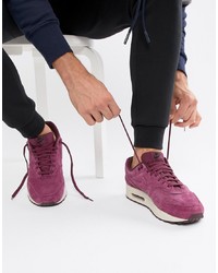 Мужские темно-пурпурные замшевые низкие кеды от Nike