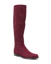 Темно-пурпурные замшевые сапоги от Unützer