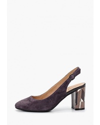 Темно-пурпурные замшевые туфли от Covani