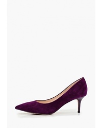 Темно-пурпурные замшевые туфли от El Tempo