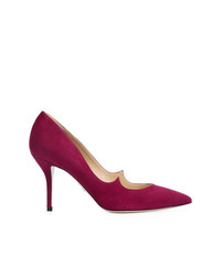 Темно-пурпурные замшевые туфли от Paul Andrew