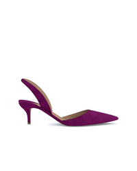 Темно-пурпурные замшевые туфли от Paul Andrew