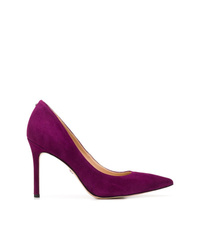 Темно-пурпурные замшевые туфли от Sam Edelman