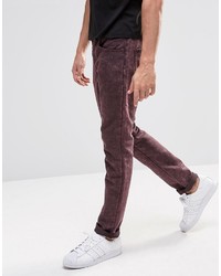 Мужские темно-пурпурные зауженные джинсы от NATIVE YOUTH