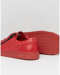 Мужские темно-пурпурные кеды с принтом от Religion