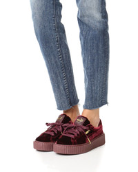 Женские темно-пурпурные кеды от Puma