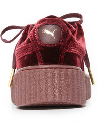 Женские темно-пурпурные кеды от Puma