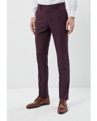 Мужские темно-пурпурные классические брюки от BAWER