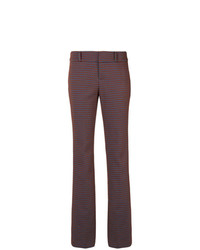 Женские темно-пурпурные классические брюки от Marni
