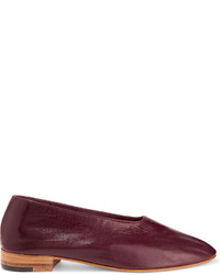 Темно-пурпурные кожаные туфли от Martiniano