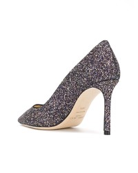 Темно-пурпурные кожаные туфли от Jimmy Choo