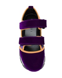 Женские темно-пурпурные кроссовки от Marni