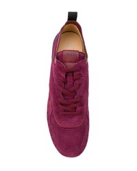 Женские темно-пурпурные кроссовки от Tod's