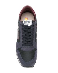 Мужские темно-пурпурные низкие кеды от atlantic stars
