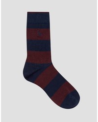 Мужские темно-пурпурные носки от Jack Wills