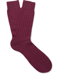 Мужские темно-пурпурные носки от Pantherella