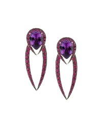 Темно-пурпурные серьги от Shaun Leane