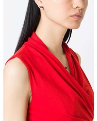 Темно-пурпурные серьги от Delfina Delettrez