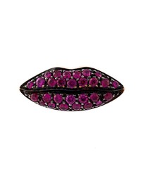 Темно-пурпурные серьги от Delfina Delettrez