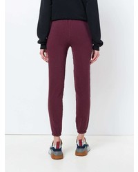 Женские темно-пурпурные спортивные штаны от Yeezy