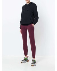 Женские темно-пурпурные спортивные штаны от Yeezy