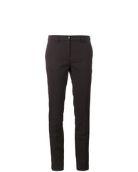 Темно-пурпурные узкие брюки в горошек от Etro