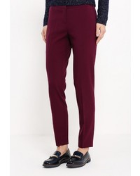 Темно-пурпурные узкие брюки от Bestia