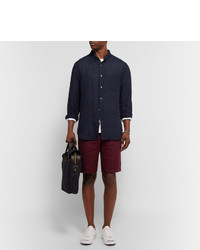 Мужские темно-пурпурные шорты от Club Monaco