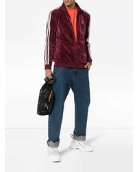 Мужской темно-пурпурный бомбер от adidas