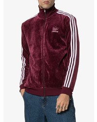 Мужской темно-пурпурный бомбер от adidas