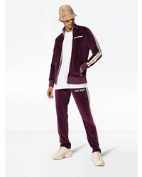 Мужской темно-пурпурный бомбер от Palm Angels