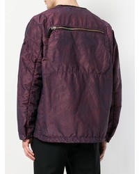 Мужской темно-пурпурный бомбер от Stone Island Shadow Project