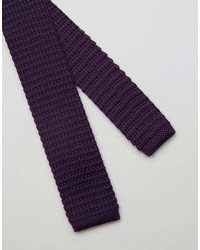 Мужской темно-пурпурный вязаный галстук от Original Penguin