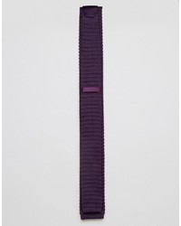 Мужской темно-пурпурный вязаный галстук от Original Penguin