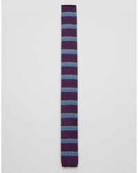 Мужской темно-пурпурный галстук в горизонтальную полоску от Original Penguin